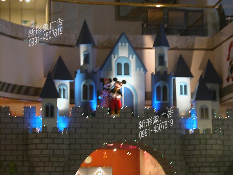 q告装饰苯板雕刻作品